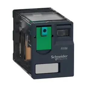 Schneider Electric RXM4AB1BD Miniature Relay 4P 24V DC 6A