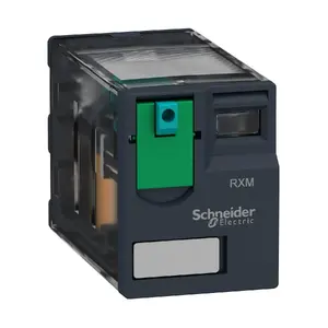Schneider Electric RXM4AB1JD Miniature Plug-in Relay, 4 Changeover Contacts, 12V DC
