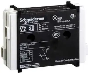 Вспомогательный контакт Schneider Electric VZ20 1НО 1НЗ бокового монтажа