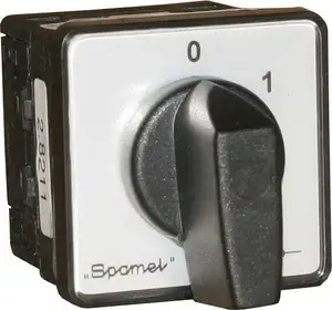 Spamel SK16-2.8211P08 3-Pole 16A 0-1 Cam Switch for Panel Mounting