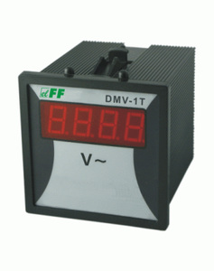 Цифровой однофазный вольтметр F&F DMV-1T 0-600В AC, точность 1%