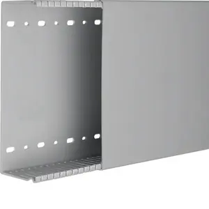 Кабельный канал Hager BA66020007030B, ПВХ, серый