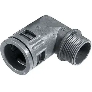 Lapp SILVYN KLICK 90° PG Conduit Elbow, Polyamide, Grey