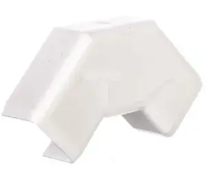 Kopos LH 15x10mm Angled Cover, White