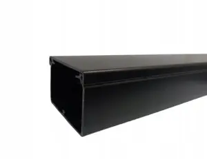 Marmat LS 90x60 EKO Electrical Installation Trunking, UV-Resistant, Black, 2m