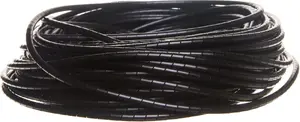 Lapp KW 6 plastmasas spirālveida kabeļu aizsargcaurule, 5-20 mm, melna