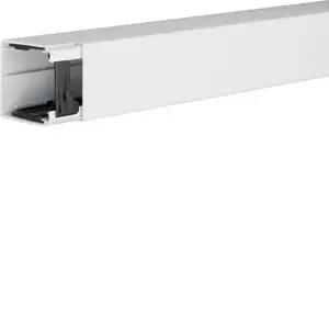 Hager LF6006009016 taisnais kabeļu kanāls, PVC, 60x60 mm, 2 m, balts