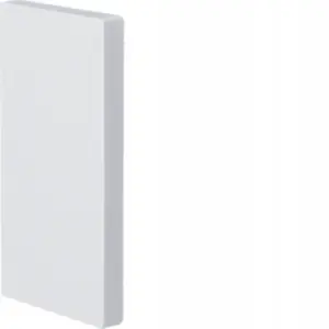 Hager tehalit.BRP End Piece for Cable Trunking 65x130 mm, White