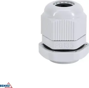 Кабельный ввод Bemko PG-13.5, серый, 100 штук