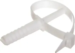 ELEKTROPLAST USMPK-12 Cable Clip with Quick-Mount Plug, White, 25 Pieces