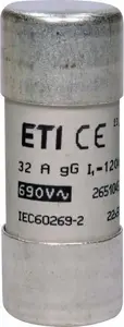 Цилиндрическая плавкая вставка Eti-Polam CH22x58, gG, 32A, 690V