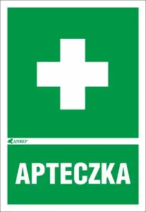 ANRO Pirmās palīdzības aptieciņas zīme 100 x 145 mm
