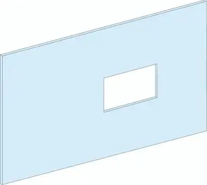 Schneider Electric Prisma Plus G Metal Front Plate with Cutout for INS-INV630