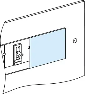Schneider Electric LVS03249 Vertical Blanking Plate for NS-INS250-EZC100