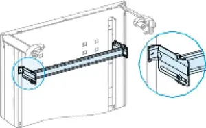 Монтажная рейка Schneider Electric Prisma Plus G TH35 35x15x450мм регулируемая