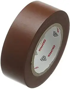 CellPack 145817 Electrical PVC Insulation Tape, 19 mm x 10 m, Brown