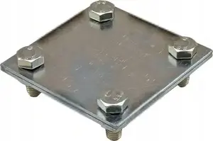 KM GROM KM14 Connector for 50 mm Grounding Strip (Two-Plate)
