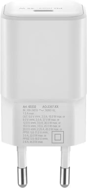 Goobay 65332 USB-C PD Nano lādētājs 45W Photo 4