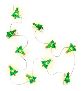 Goobay 10 LED Photo Clip Fairy Lights Christmas Tree Battery Powered