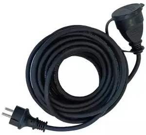 Удлинитель строительный Düwi 10 м, резиновый H05RR-F 3G1.5, IP44