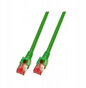 Патч-корд SecurityNET S/FTP Cat.6 LSZH 1м зеленый