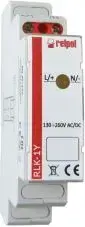Relpol RLK-1R 1-Phase Modular LED Indicator Light 230V AC Red