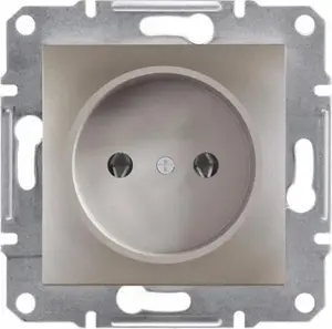 Schneider Electric Asfora vienkāršā rozete, brūna, EPH3000169