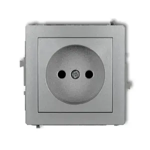 Розетка электрическая Karlik 7DGP-1, 16А, 250В, IP20
