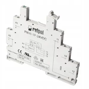 Relpol PI6W-1PS-12/24VDC Relay Socket for RM699BV and RSR30, 6.2mm width