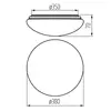 Kanlux CORSO LED V2 griestu gaismeklis | 4000K IP44 Photo 6