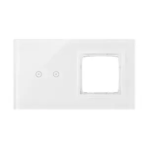 Рамка сенсорная Kontakt-Simon DSTR220/70 для 2 модулей и 1 розетки, белая