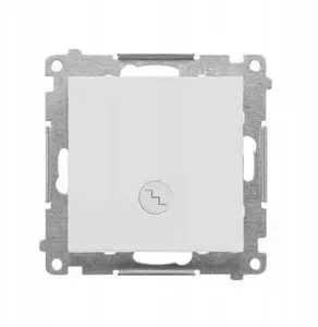 Kontakt-Simon TW6L.01/114 Staircase Switch Module with LED Backlight, Quick Connectors, Matte Light Gray