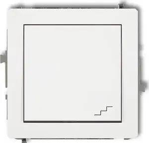 Karlik Deco 25DWP-3 Staircase Switch, Matte White