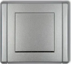 Karlik 7FWP-1 Single-Pole Switch, Silver
