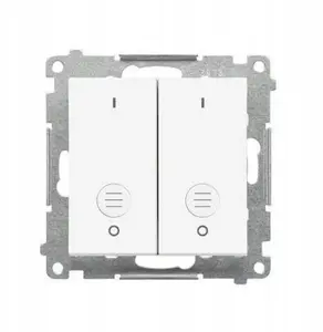 Kontakt-Simon TW22A.01/111 Double Modular Switch 16 AX 250 V~ Quick Connection Matte White