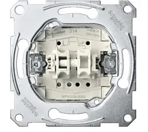 Кнопка управления жалюзи Schneider Electric Merten 10А 250В IP20