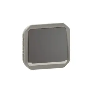 Однополюсный кнопочный выключатель Legrand 069813L Plexo 55 с подсветкой 10А 250В антрацит
