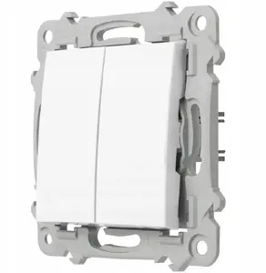 Ospel SZAFIR ŁP-10Z/m/00 Double Staircase Switch, White