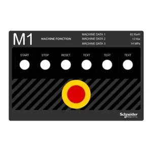 Schneider Electric ZBYLEG302001 leģendu plāksnīte Harmony XB4, XB5, XB6 un 9001K sērijai