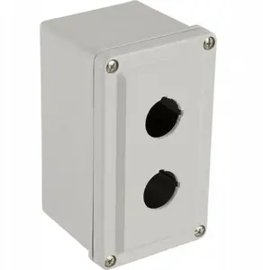 Schneider Electric Harmony 9001SKY2 Empty Control Station, Plastic, 2 Holes, 30 mm