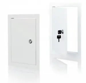 Ventika DMZ15X15 Metal Access Panel White 150x150 mm with Lock