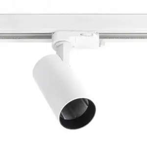 Трековый светильник GTV LIMA, GU10, макс. 20 Вт, AC 220-240 В, IP20, IK08, круглый, белый