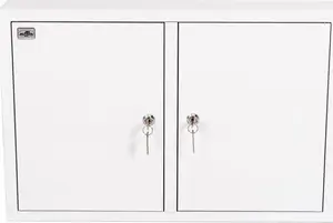 Alfako Surface-Mounted Telecommunications Modular Distribution Board 2x12 with 4x Simplex and 8x TV Sockets