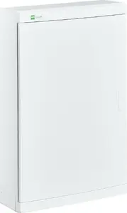 ELEGANT 3x12 Surface-Mounted Multimedia Modular Distribution Board with White Door 2445-20