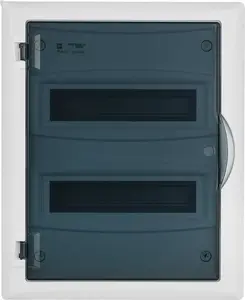 Распределительный щит ELEKTROPLAST 2x12 скрытого монтажа с прозрачной дверцей, IP40, 2515-01