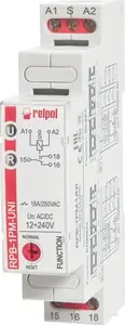 Relpol RPB-1PM-UNI Bistable Latching Relay 1P 16A 12-240V AC/DC