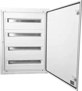 Распределительный щит ELEKTROPLAST DARP-96 встраиваемый 4x24, IP54, алюминиевая дверца, белый
