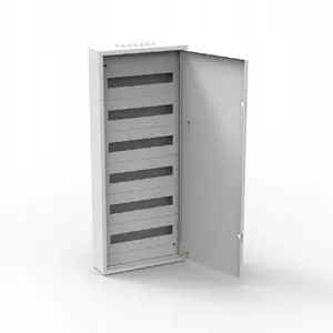 Sabaj MN108/6/18 Surface-Mounted Metal Distribution Board, 108 Modules, 6x18, IP30, RAL9003