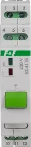 F&F BIS-411B Bistable Relay with Manual Control Button for DIN Rail Mounting