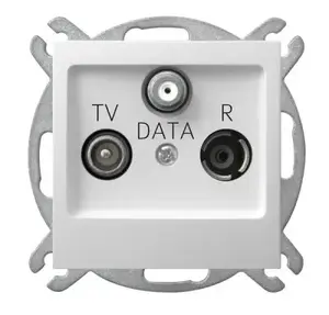 Ospel IMPRESJA GPA-YD/m/00 RTV-DATA Antenna Socket White